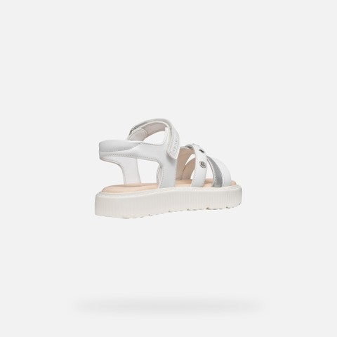 Sandales ouvertes SANDAL KODETTE FILLE Blanc - image number 4 | GEOX