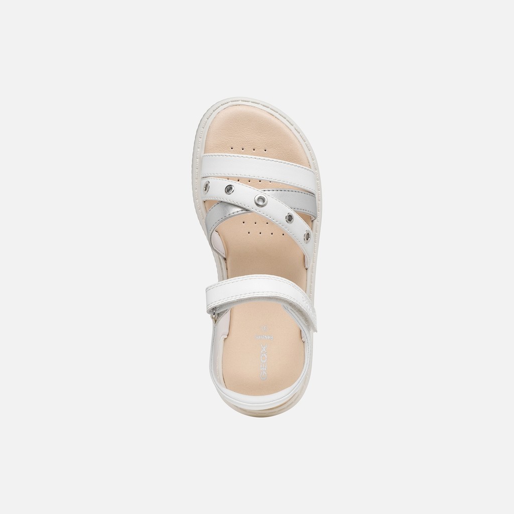 Sandales ouvertes SANDAL KODETTE FILLE Blanc - image number 5 | GEOX