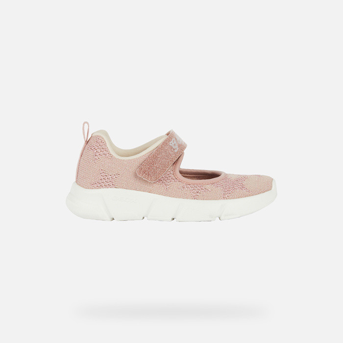 Ballet flats with straps ARIL GIRL Light Rose | GEOX