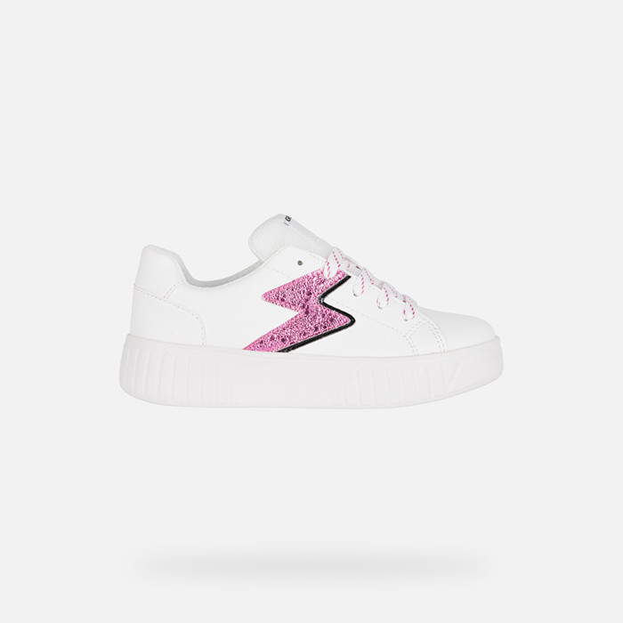 Low top sneakers MIKIROSHI GIRL White/Fuchsia | GEOX