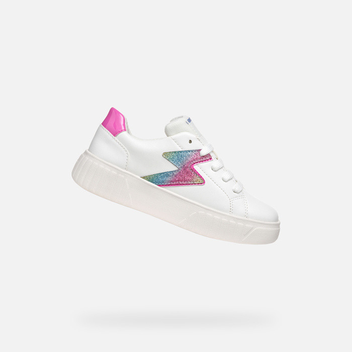 Low top sneakers MIKIROSHI GIRL White/Multicolor | GEOX