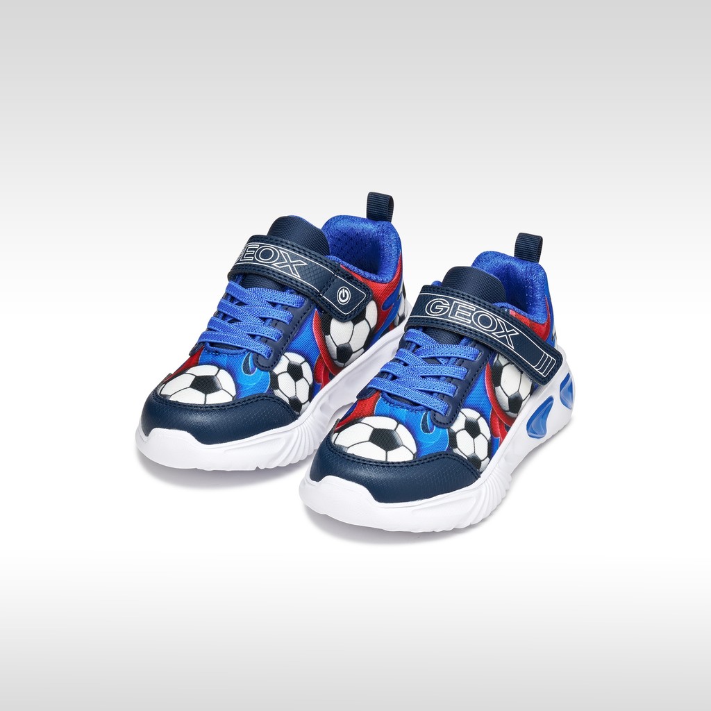 Shoes with lights ASSISTER BOY Navy/Royal - image number 1 | GEOX