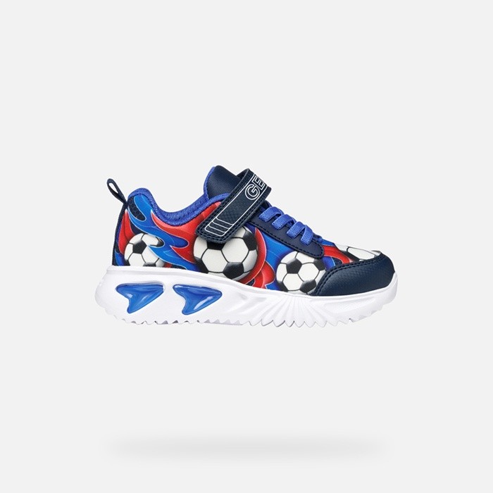 Shoes with lights ASSISTER BOY Navy/Royal | GEOX