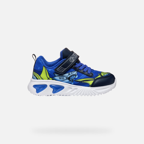 Shoes with lights ASSISTER BOY Royal/Navy - image number 1 | GEOX
