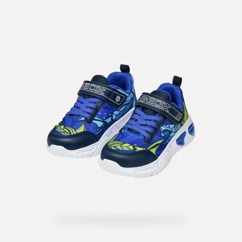 Shoes with lights ASSISTER BOY Royal/Navy - image number 8 | GEOX