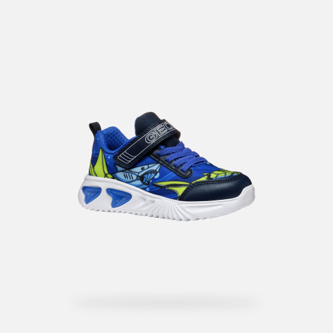Shoes with lights ASSISTER BOY Royal/Navy - image number 2 | GEOX