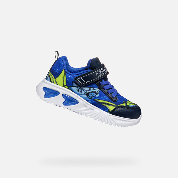 Shoes with lights ASSISTER BOY Royal/Navy | GEOX