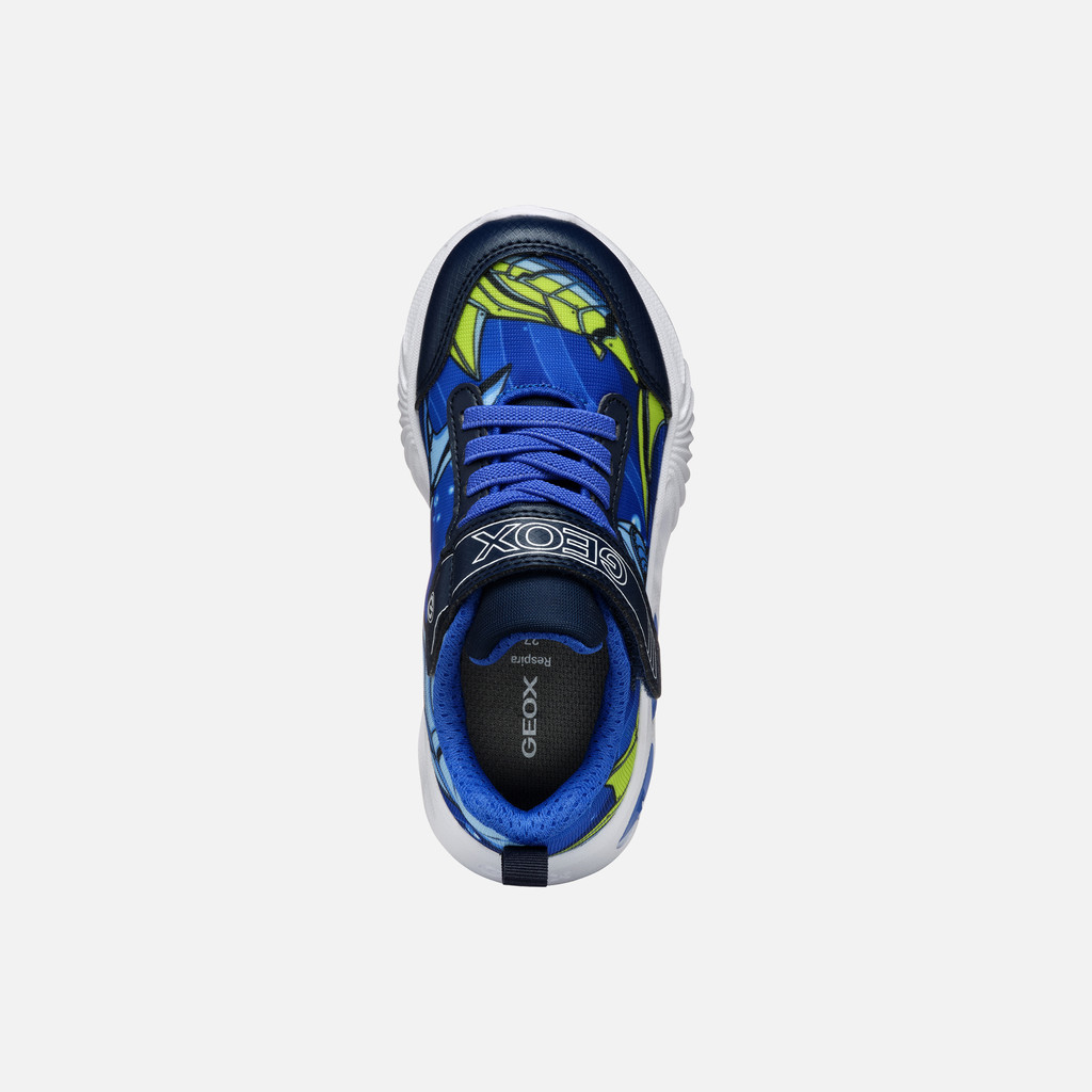 Shoes with lights ASSISTER BOY Royal/Navy - image number 5 | GEOX