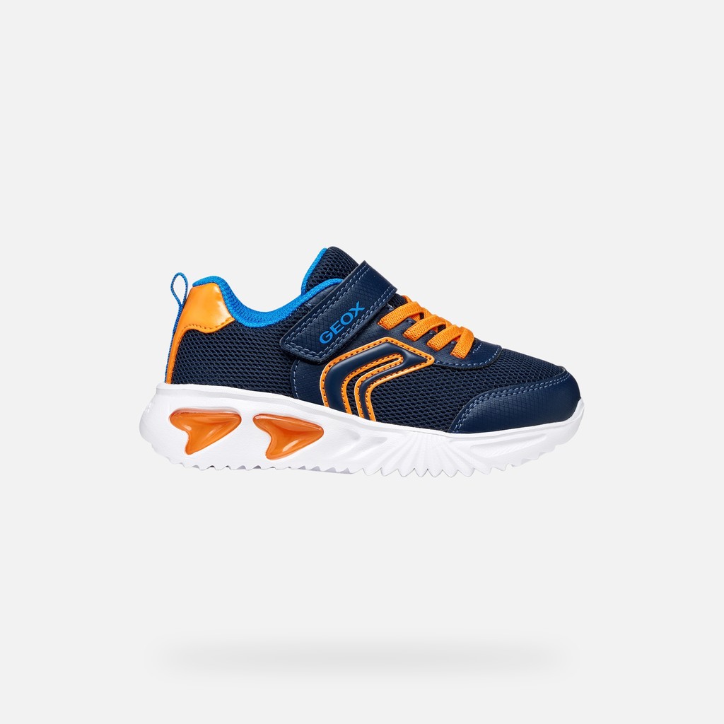 Assister Garçon Bleu Marine/orange