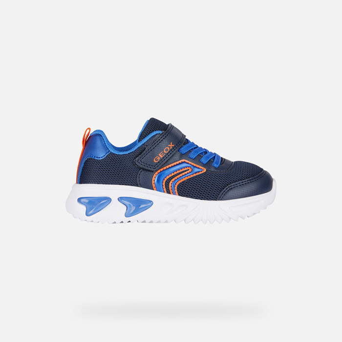 Shoes with lights ASSISTER BOY Navy/Royal | GEOX