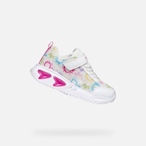Leuchtschuhe ASSISTER MÄDCHEN Weiß/Mehrfarbig | GEOX