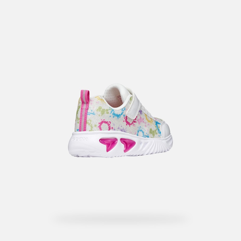 Leuchtschuhe ASSISTER MÄDCHEN Weiß/Mehrfarbig - image number 4 | GEOX