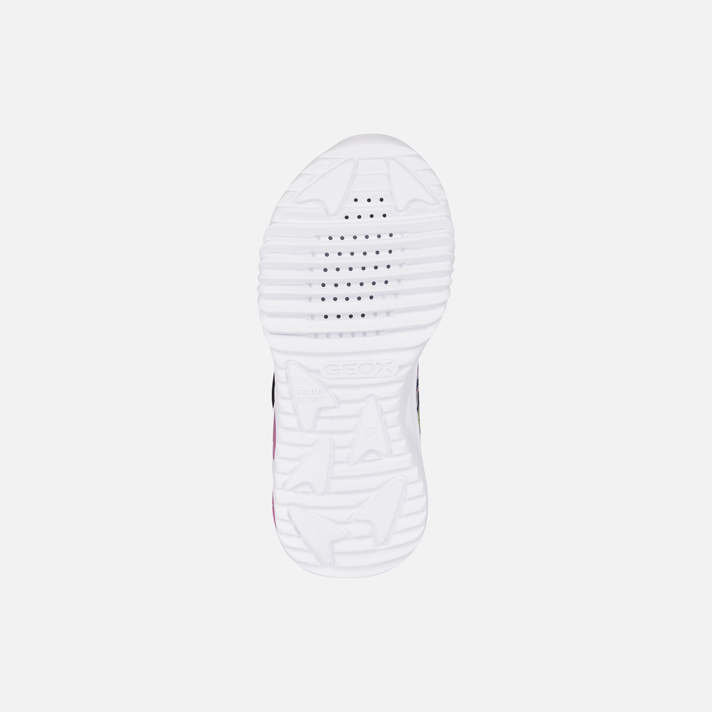 Shoes with lights ASSISTER GIRL Navy/Multicolor - image number 6 | GEOX