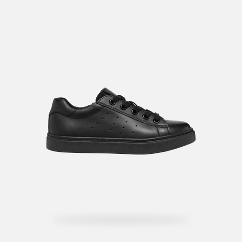 Low Top Sneakers NASHIK JUNIOR Black - image number 1 | GEOX
