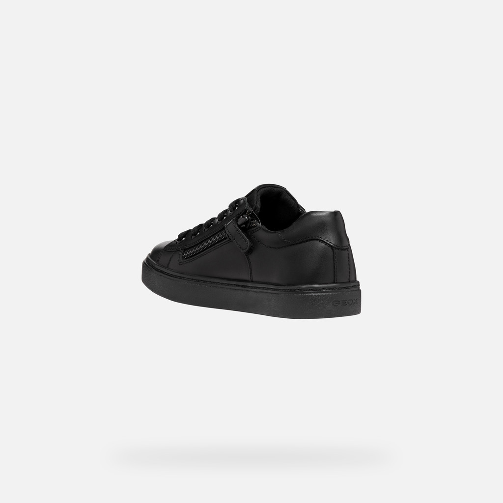 Low Top Sneakers NASHIK JUNIOR Black - image number 3 | GEOX