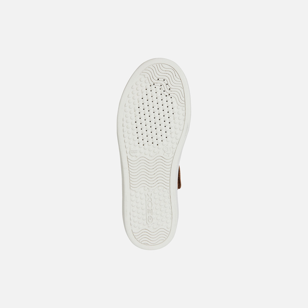 Baskets Geox Baby Boy's B Nashik - Respirantes, Fermeture Velcro, Semelle Flexible - Pour Petits Garçons