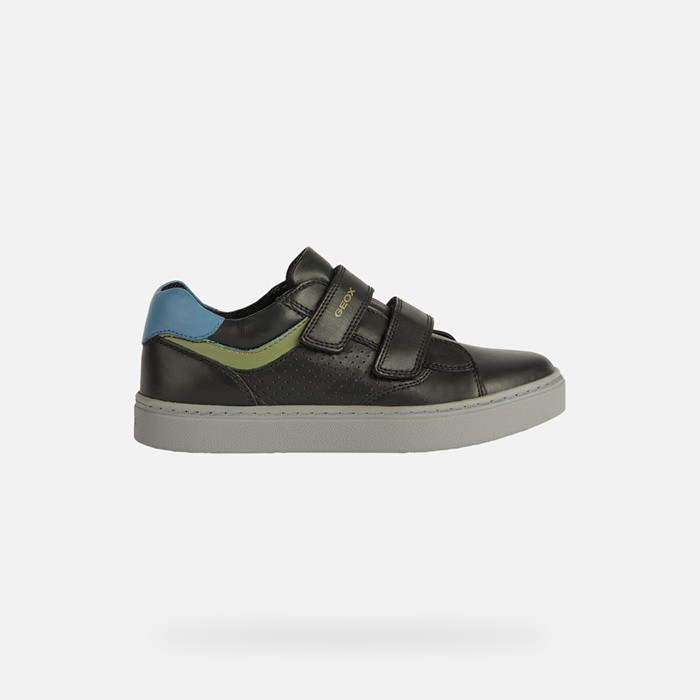 Velcro shoes NASHIK BOY Black/Military | GEOX