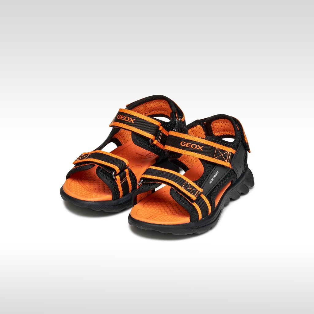 SANDALS SANDAL AIRADYUM   JUNIOR Black/Orange - image number 7 | GEOX