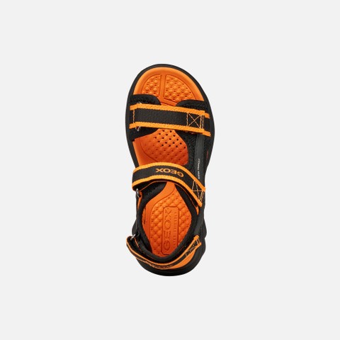 SANDALS SANDAL AIRADYUM   JUNIOR Black/Orange - image number 5 | GEOX