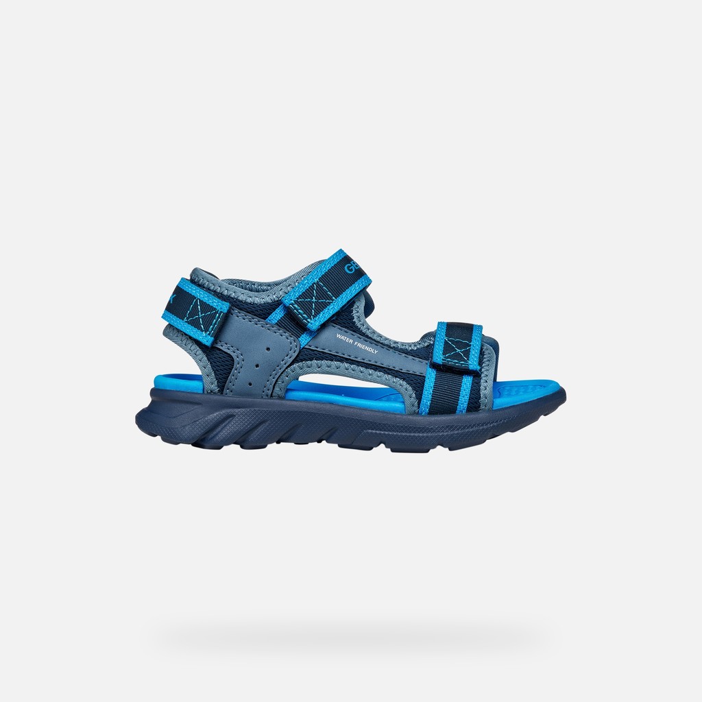 Sandals with straps SANDAL AIRADYUM   JUNIOR Navy/Light Blue - image number 1 | GEOX