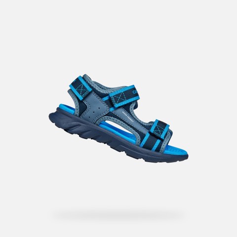 Sandals with straps SANDAL AIRADYUM   JUNIOR Navy/Light Blue | GEOX