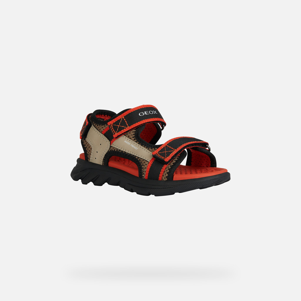 Geox red sandals on sale