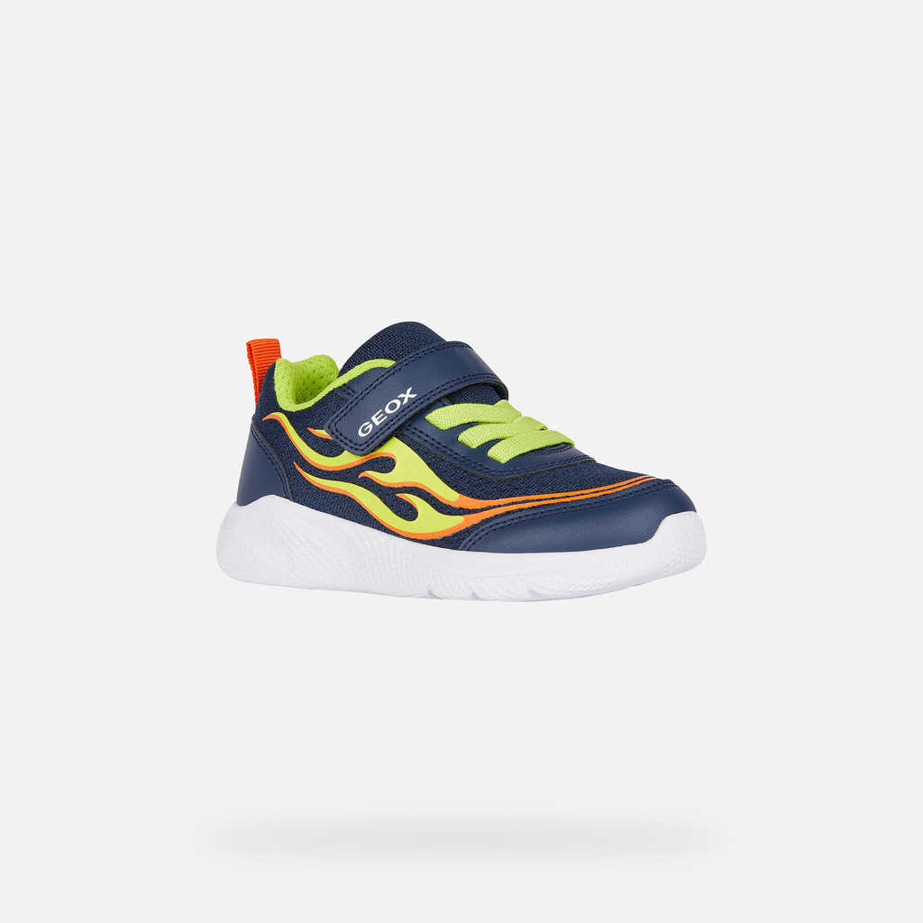 人気の贈り物が Velcro navy Boy's Junior SPRINTYE: Geox® Shoes Geox® | コレクション