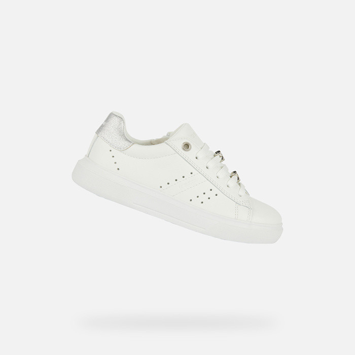 SNEAKERS FILLE NETTUNO FILLE - BLANC/ARGENT