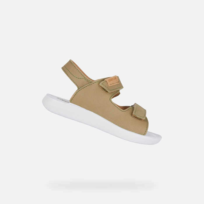 Sandals with straps SANDAL LIGHTFLOPPY BOY Pistachio | GEOX