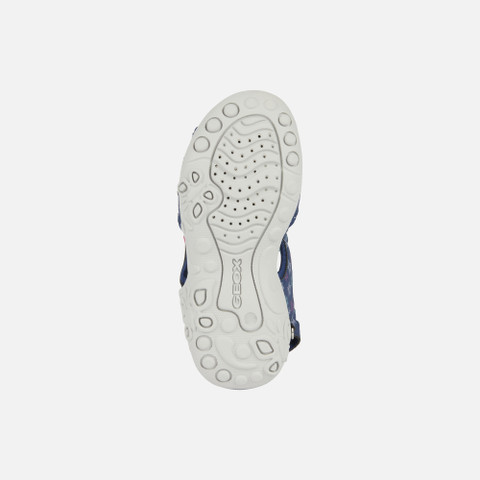 sandals with straps SANDAL WHINBERRY GIRL Navy/Fuchsia - image number 6 | GEOX