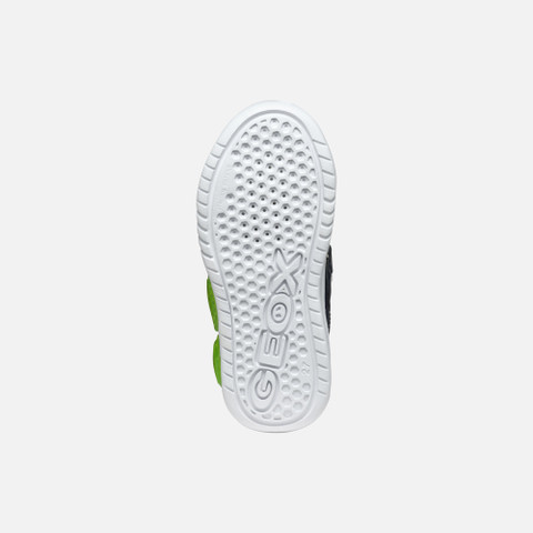 Shoes with lights ILLUMINUS BOY Navy/Lime - image number 6 | GEOX