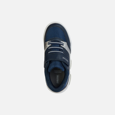 Shoes with lights ILLUMINUS JUNIOR Navy/Silver - image number 5 | GEOX