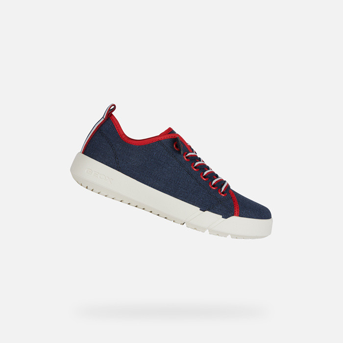Low top sneakers HYROO BOY Navy/Red | GEOX