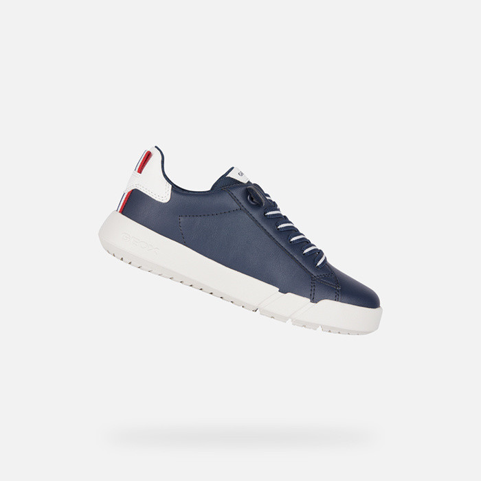 Niedrige sneakers HYROO JUNGE Marineblau/Weiß | GEOX