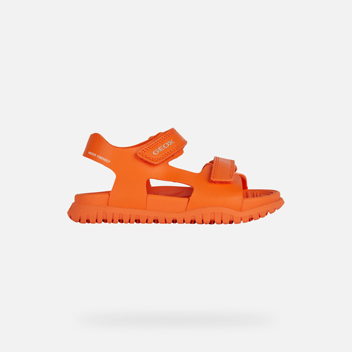 Sandals with straps SANDAL FUSBETTO   JUNIOR Orange | GEOX