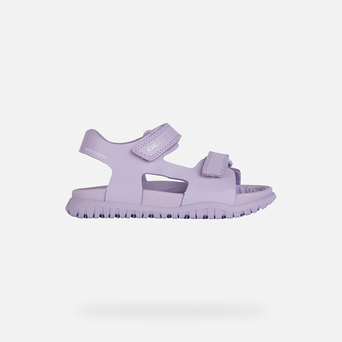 Sandals with straps SANDAL FUSBETTO   JUNIOR Lilac | GEOX