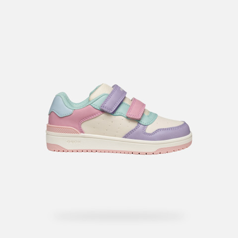 Sneakers with straps WASHIBA JUNIOR Light Pink - image number 1 | GEOX