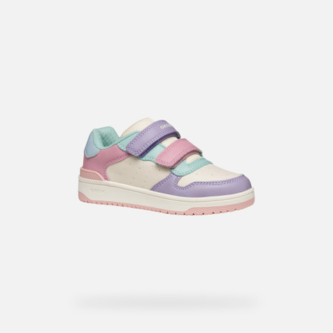 Sneakers with straps WASHIBA JUNIOR Light Pink - image number 2 | GEOX