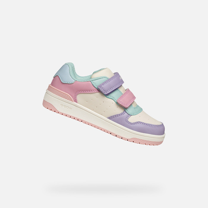 Sneakers with straps WASHIBA JUNIOR Light Pink | GEOX