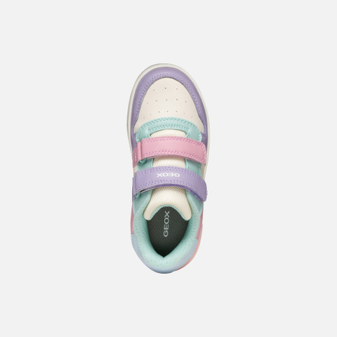 Sneakers with straps WASHIBA JUNIOR Light Pink - image number 5 | GEOX