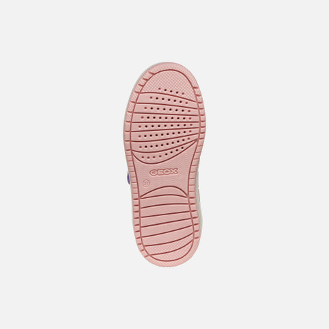 Sneakers with straps WASHIBA JUNIOR Light Pink - image number 6 | GEOX