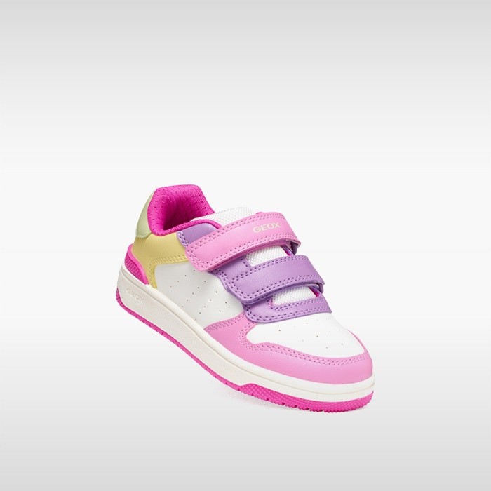 Velcro shoes WASHIBA JUNIOR Dark pink/Multicolor | GEOX