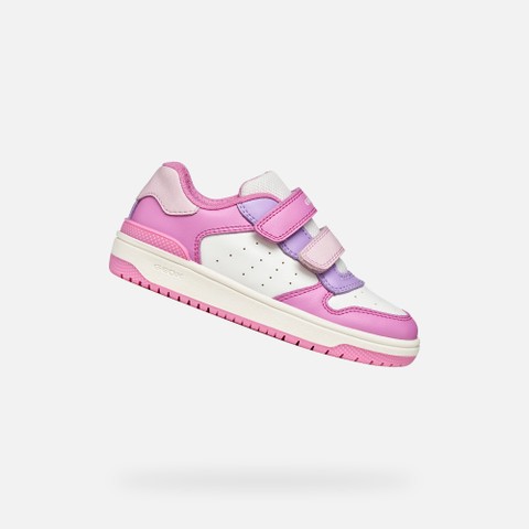 Velcro shoes WASHIBA JUNIOR Dark Pink/Lilac | GEOX
