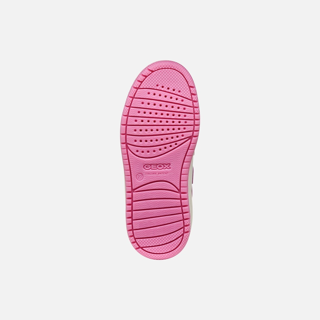 Velcro shoes WASHIBA JUNIOR Dark Pink/Lilac - image number 6 | GEOX
