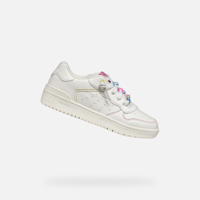 Low top sneakers WASHIBA GIRL White/Pink | GEOX