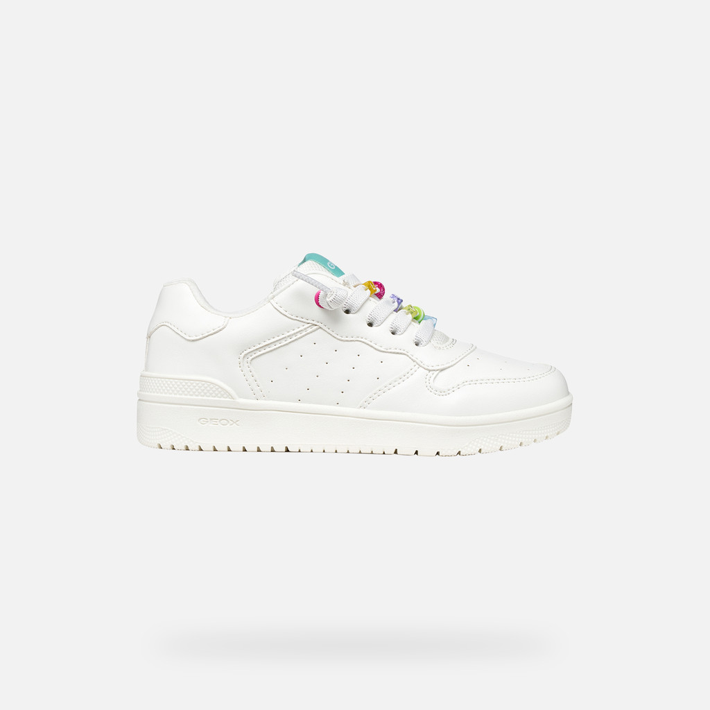 Low top sneakers WASHIBA GIRL White/Multicolor - image number 1 | GEOX