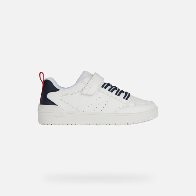 GEOX Washiba Garçon Blanc/bleu Marine