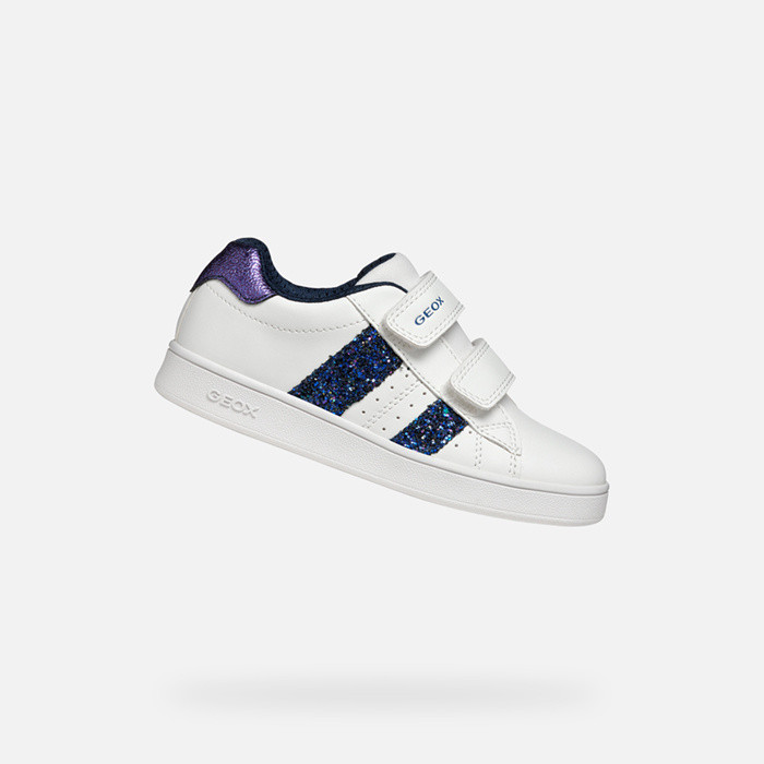 Low top sneakers ECLYPER GIRL White/Navy | GEOX