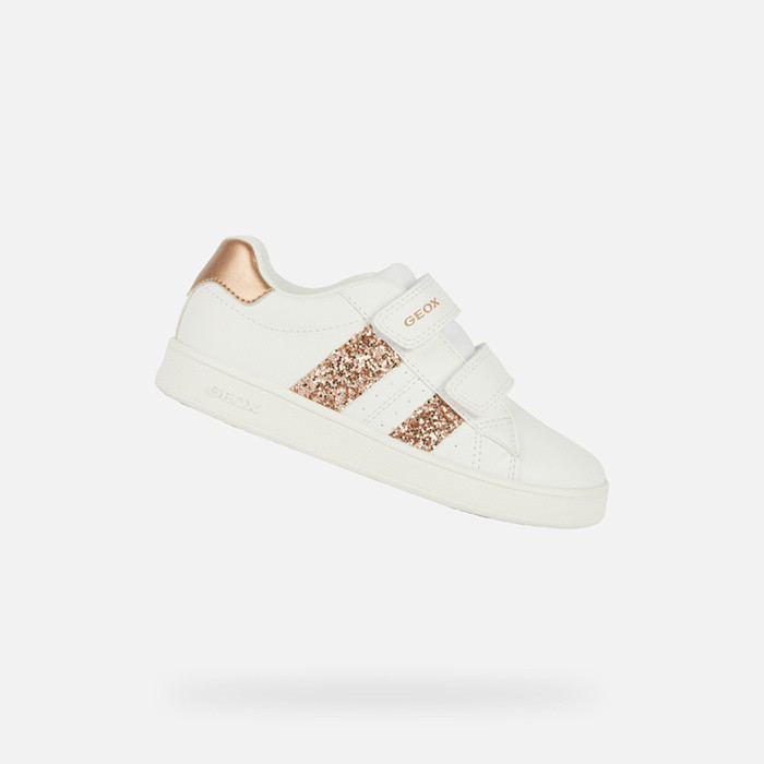 SNEAKERS FILLE ECLYPER FILLE - BLANC/OR ROSE