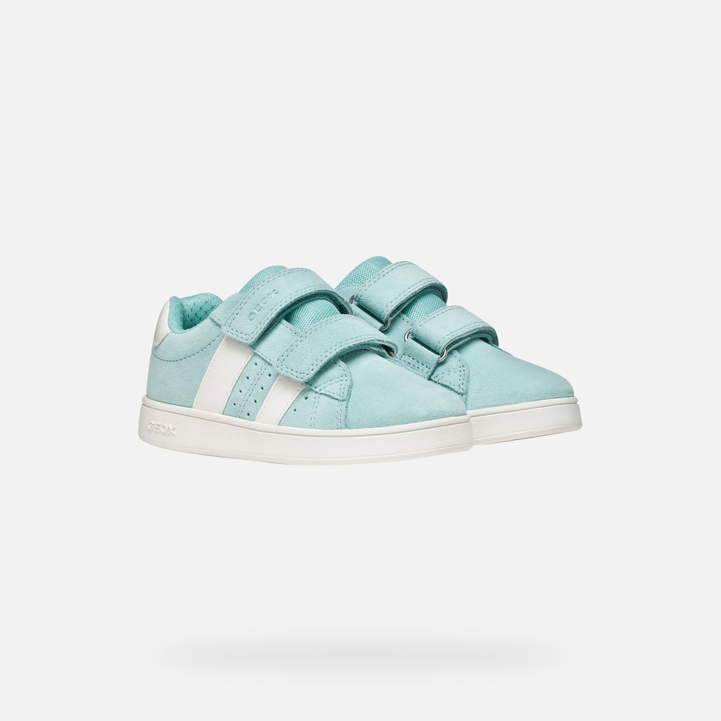 Sneakers with straps ECLYPER GIRL Watersea/White - image number 7 | GEOX